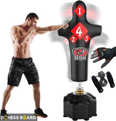 10 Best Leather Punch Bag in UK for 2022 SENSHI Japan 6ft Free Standing Leather Punch Bag