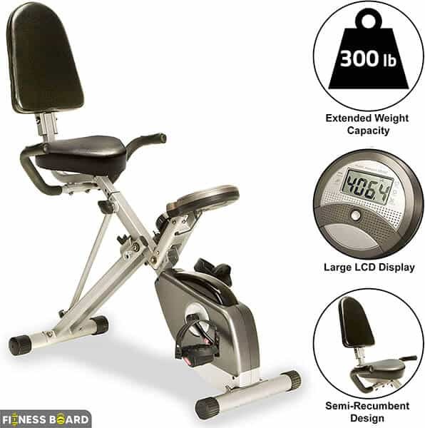 16 Best Folding Exercise Bikes for Home Workouts in 2021 Exerpeutic 400XL Folding Bike