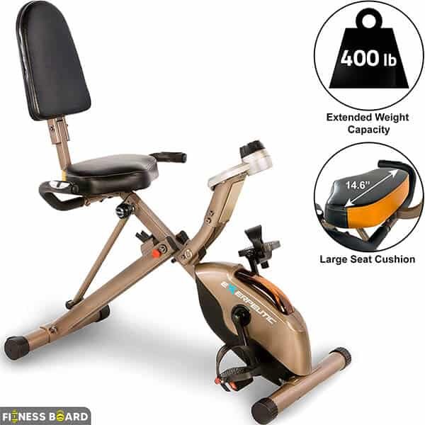 16 Best Folding Exercise Bikes for Home Workouts in 2021 Exerpeutic Gold 575 Folding Bike